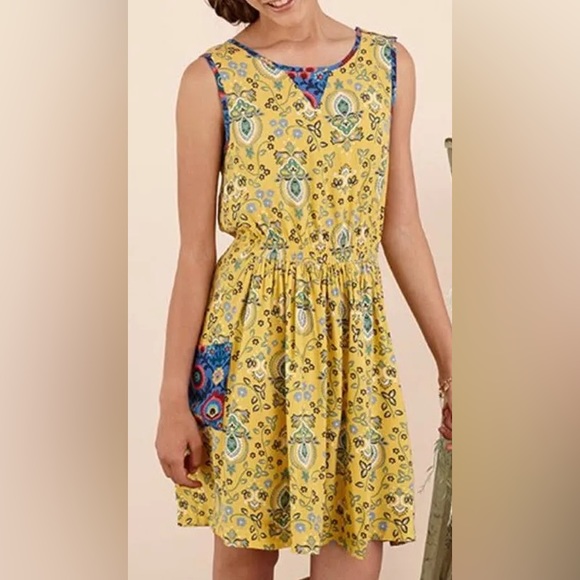 EUC Matilda Jane Brand Daisy Chain Girls Sleeveless Tank Dress Size 8 MJC - Picture 3 of 8